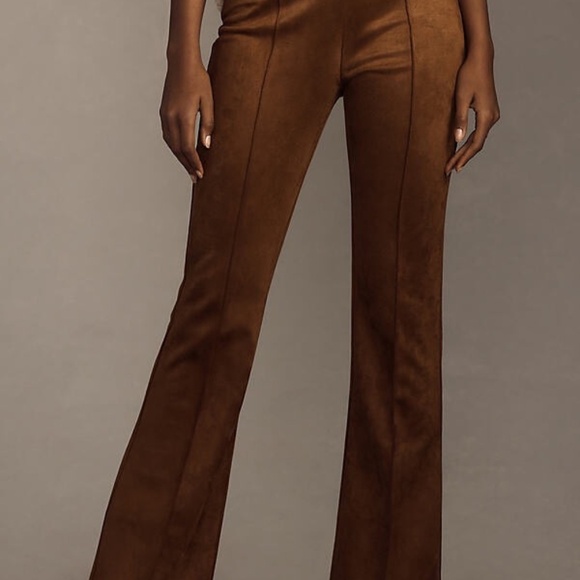 NWT Anthropologie Sanctuary Lana Flare Pants Spice Bronze Brown XL - Picture 3 of 6